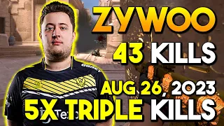 ZywOo 43Kills w/ Kyojin on Anubis - 5x TRIPLE KILLS - FACEIT 5V5 PREMIUM - CSGO POV - Aug 26, 2023