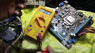 computer repairs #pc repair #no power motherboard repaired # zebronics h 61