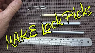 (135) How to Make QuickPick Tips (Lock Picks)