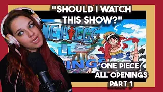 Bartender Reacts *Frenetic AF!* One Piece All Openings Part 1