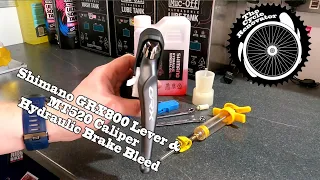 Shimano Hydraulic Brake Bleed Gravel bike GRX800 Lever and MT520 Caliper -THE CYCLE RENOVATOR