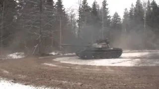 Drifting T-55 tank