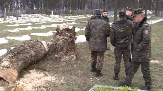 На військовому кладовищі діти знайшли мінометний снаряд