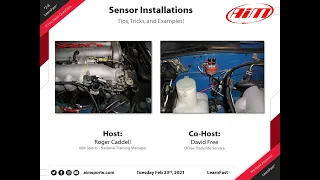 2-8 Sensor Installations - Tips, Tricks, and Examples! Live Webinar with David Free - 2/23/2021