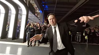 Elon Musk Drone Dance Behind the Scenes at Teslas Delivery Event 2022 , Berlin