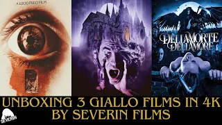 Unboxing 3 Giallo Films in 4K by Severin Films