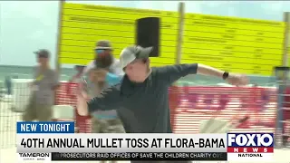 40th Annual Mullet Toss underway at Flora-Bama