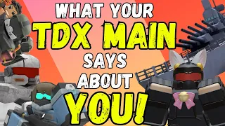 WHAT YOUR TDX TOWER SAYS ABOUT YOU! [Roblox Tower Defense X]