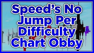 Speed's No Jump Per Difficulty Chart Obby | All Stages [1-33]