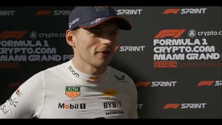 Max Verstappen: Shocked to get pole | 2024 Miami Grand Prix