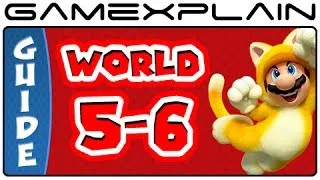 Super Mario 3D World - World 5-6 Green Stars & Stamp Locations Guide & Walkthrough