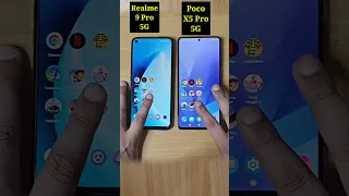 Poco X5 Pro 5G Vs Realme 9 Pro 5G Speed Test Comparison |