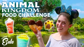 Ultimate Animal Kingdom Food Challenge: Trying ALL Of The Disney World Treats