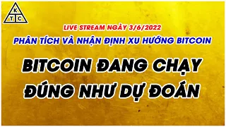 PHÂN TÍCH VÀ NHẬN ĐỊNH XU HƯỚNG BITCOIN HÔM NAY NGÀY 3/6/2022 | LIVE STREAM