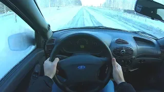 2012 ЛАДА КАЛИНА 1.6L MT (82) POV TEST DRIVE