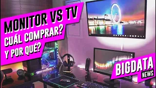 MONITOR vs TV Cual es MEJOR opcion para JUGAR con tu XBOX o PLAYSTATION Nueva