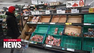 UK supermarkets begin rationing fruit and vegetables amid shortfalls