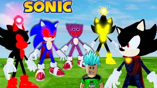 Encontramos mas SKINS Super chulas en Roblox SONIC MORPHS!! Parte 3