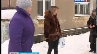 Нет воды в доме по улица Есенина, 7 в поселке Новом города Кирова (ГТРК Вятка)