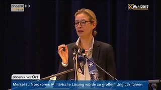 Wahlkampfabschluss der AfD: Rede von Alice Weidel