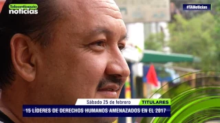 Titulares de Teleantioquia Noticias – sábado 25 de febrero de 2017