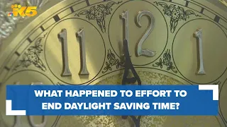 What happened to the move to eliminate daylight saving time?