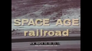 "SPACE AGE RAILROAD"  U.S. AIR FORCE ROCKET SLED TRACK  HOLLOMAN NEW MEXICO  JOHN PAUL STAPP 98424
