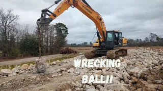 Starting My Biggest Concrete Crushing Project Ever