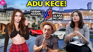 PERSETERUAN DENNY SUMARGO MAKIN PANAS! Begini Perbandingan Gaya Hidup Verny Hasan vs Olivia Allan