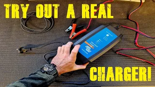A long unbox and review of the Victron Blue Smart 25amp ip65 Charger !