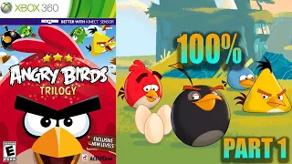 Angry Birds: Classic (Poached Eggs) [42] 100% Xbox 360 Longplay pt.1