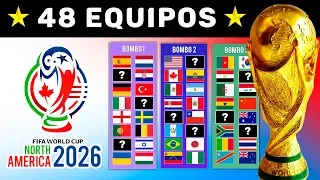 Copa MUNDIAL 2026 | Nuevos Clasificados Sorteo de Sedes y Bombos | Predicción