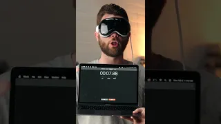 How long does it take to use your Apple Vision Pro from fully shut down? #shorts