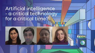 Artificial intelligence - a critical technology for a critical time?
