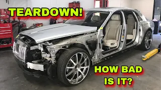 REBUILDING A WRECKED ROLLS ROYCE GHOST MANSORY PART 1