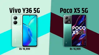Vivo Y36 5G VS Poco X5 5G | Full Comparison