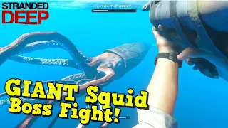 Stranded Deep - Giant Squid Boss Fight