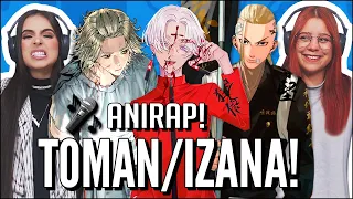 JOVENS REAGEM A ANIRAP - RAP DOS FUNDADORES DA TOMAN E RAP DO IZANA KUROKAWA - TOKYO REVENGERS