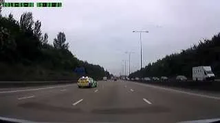 Police block on the M25