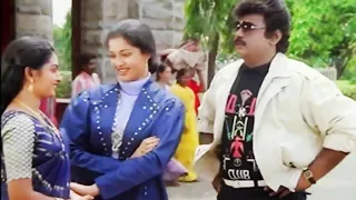இவங்க யாருனு உங்களுக்கு தெரியுமா ! ரேகா IPS மற்றும் CID ஆபிசர்| Vijayakanth Movie Scenes | Rajanadai