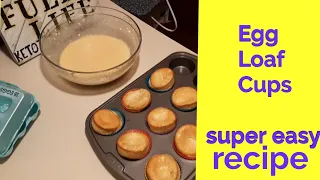 Egg Loaf cups || Easy Keto Recipe || Meal prepping recipe || So easy the kids can make this recipe