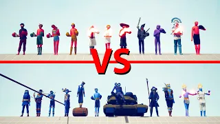 EXTENDED BOXERS Team vs LEGACY Team - Totally Accurate Battle Simulator TABS