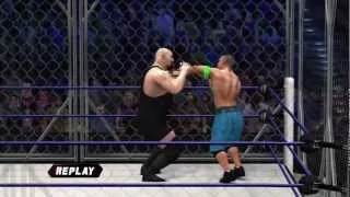 WWE No Way Out - John Cena vs Big Show Steel Cage Match Main Event Sim