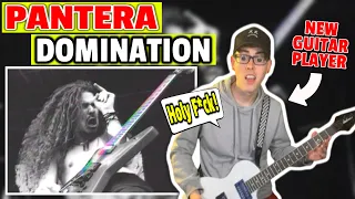 BEGINNER GUITARIST Reacts To PANTERA - "DOMINATION" (LIVE IN MOSCOW)
