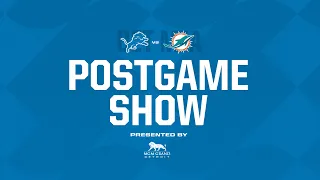 Detroit Lions vs. Miami Dolphins 2022 Season Week 8 Postgame Show