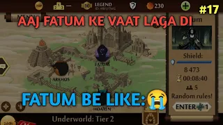 FATUM😭||SHADOW FIGHT 2 UNDERWORLD||HINDI GAMEPLAY#part17#indiangamer #hindigameplay