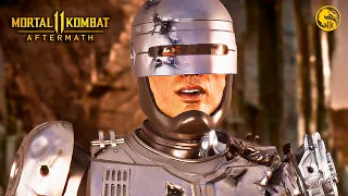 MORTAL KOMBAT 11 Robocop Gameplay Fatalities, Brutalities, Skins, Intro, Outro, Ending