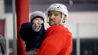 Александр Овечкин вывел на лед сына | Alexander Ovechkin brought his son to the ice