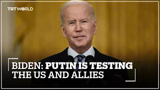 Biden makes remarks on sanctions to be imposed on Russia