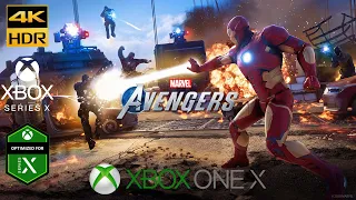 Marvel's Avengers [4K HDR 60FPS Xbox One X - Xbox Series X UHD] Gameplay Part #1 No Commentary